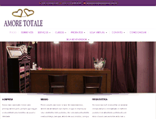 Tablet Screenshot of amoretotale.com.br